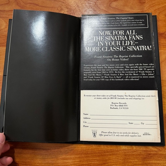 Vtg Frank Sinatra The Reprise Collection 1990 81 Tracks 4 CD Box Set EUC Tested - Picture 8 of 15